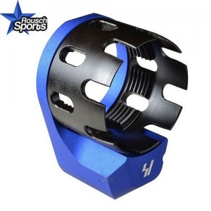 Strike Industries Enhanced Castle Nut and Extended QD End Plate BLUE .223 5.56 .308 AR 15 M4 M16 Best Discount Wholesale AR Parts and Accessories Austin Texas