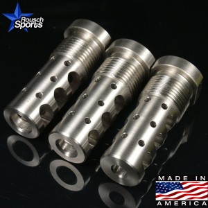Stainless Steel GRBVS GAS REDIRECTING MULTIPURPOSE MUZZLE BRAKE THREAD ADAPTER Adaptor solvent trap .223 5.56 .308 AR 15 M4 M16 Best Discount Wholesale AR Parts and Accessories Austin Texas 1 .223 5.56 .308 AR 15 M4 M16 Best Discount Wholesale AR Parts and Accessories Austin Texas Stainless Steel